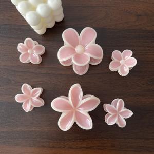 Qianjin Tropischer Geschmack Sonnenschein Strand Eierblume Set Groß & Klein Gelee Laser Regenbogen Großhandel Haarklammern Haarspangen - Product Image 3