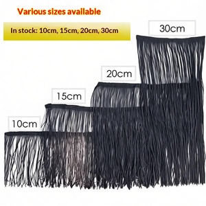 Accessoires en dentelle <span class=keywords><strong>à</strong></span> pompons en stock, 100% polyester, rangées de pompons de 10 <span class=keywords><strong>à</strong></span> 30 cm, pour vêtements de scène, rideaux de lanterne, ruban décoratif DIY - Product Image 3