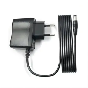 100/240V AC input 6V DC output 600mA 3.6W power adapter EU plug