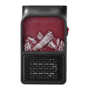Mini <span class=keywords><strong>radiateur</strong></span> mural <span class=keywords><strong>électrique</strong></span> à effet <span class=keywords><strong>flamme</strong></span>, chauffage céramique PTC, ventilateur de chauffage domestique compact - Product Image 2
