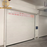 Portes à enroulement en aluminium robustes, portes à enroulement isolées automatiques, porte de garage à enroulement rapide de sécurité pour la maison