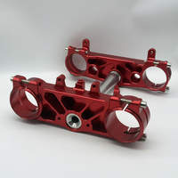 Colliers de fixation triple en alliage d'aluminium CNC usiné sur mesure de haute qualité pour moto tout-terrain, course, rénovation/amélioration pour CRF 250R