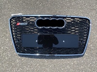 Modification de la calandre Audi A7 pour RS7, modèles 2012-2018, compatible OLIVER, matériau ABS, finition noir brillant, boulons inclus