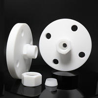 Raccord à compression à bride en PTFE, connecteur à bride pour tube PFA, résistant à la corrosion, raccord de tuyauterie pour l'industrie chimique