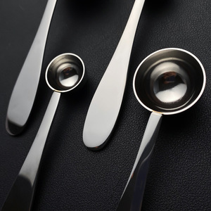 304 Stainless Steel <b>Measuring</b> <b>Spoon</b> Set Long Handle Food Grade For Baking Coffee Milk Powder - Product Image 4