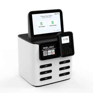 Station de recharge sans fil ultra-mince personnalisée par l'usine avec NFC, 6 emplacements, charge rapide 40W et écran LED pour téléphones mobiles - Product Image 1