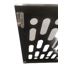 中国制造优质不锈钢宠物笼可锁小型实用宠物载体家用 - Product Image 6