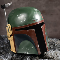 Casque de Boba Fett Deluxe, casque Mandalorian pour les fans, édition collector, casque de cosplay en résine SW, confortable à porter