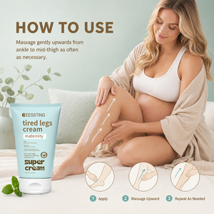 Crème Apaisante et Rafraîchissante de Haute Qualité Non Irritante pour les Jambes Fatiguées en Fin de Trimestre, Soin Musculaire Relaxant pour la Grossesse - Product Image 5