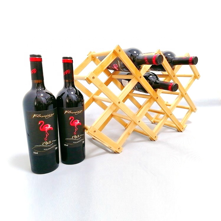 Hot Selling Cheap Custom beehive bamboo modern tabletop red wine rack