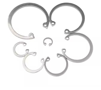 C-Type Shaft Retaining Ring 304 Stainless Steel Natural Color/Pickling Finish DIN 471 Spring Steel 16 X 1.0 Circlip Rings