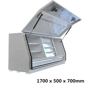 <span class=keywords><strong>Caja</strong></span> de Herramientas de apertura delantera de <span class=keywords><strong>aluminio</strong></span>, 1450x530x820mm, Ute, 2,5mm, camión - Product Image 6