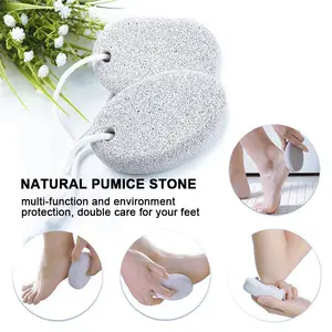 Pedra natural para remoção de calos, ferramentas de pedicure dos pés, removedor de calos e peles duras, lixa de esfoliação para os pés
