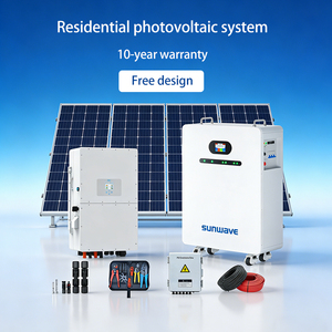 Sistema de Energía Solar para el Hogar Sunwave con Alta Eficiencia de <span class=keywords><strong>10KW</strong></span>, Maximiza el Consumo Propio, Ideal para Uso Residencial - Product Image 1