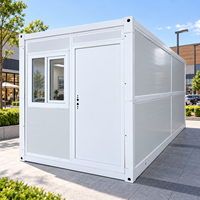 Maison modulaire pliable en acier de type X, résistante à l'eau, pour camp de construction, logement préfabriqué, déploiement rapide