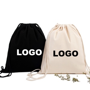 Bolsa de Algodón con Cordón Personalizada de Lujo al por Mayor, Bolsa de Regalo Deportiva Ecológica, Mochila con Cordón Promocional - Product Image 1