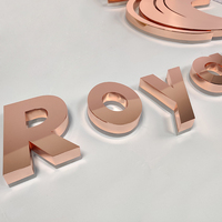 LED personnalisées pour extérieur logo d'entreprise signalisation lumineuse lettres en PVC rétroéclairées pour la publicité hôtels bars entreprises parcs centres commerciaux