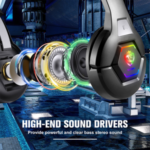 Audífonos SoulBytes S100 RGB <span class=keywords><strong>con</strong></span> Cancelación de Ruido, Cableados, Estéreo, Bajos Profundos, Over-Ear, HiFi, para Juegos, Computadora, <span class=keywords><strong>con</strong></span> Micrófono para <span class=keywords><strong>PS4</strong></span> y PS5 - Product Image 2