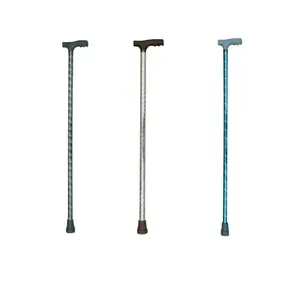 Jianlian pemasok tongkat berjalan aluminium, tongkat berjalan aluminium paduan medis yang bisa disesuaikan untuk dinonaktifkan