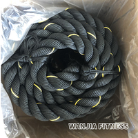 Corde de combat personnalisée pour entraînement physique et renforcement des bras, 38mm 50mm, en vente