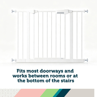 Barrière de sécurité pour bébé, barrière de sécurité pour enfant, protection pour escalier et utilisation pour animaux domestiques