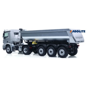 Camion <span class=keywords><strong>tracteur</strong></span> RC Kabolite 5801 à l'échelle 1/14 8X4 <span class=keywords><strong>avec</strong></span> <span class=keywords><strong>remorque</strong></span> à benne basculante électrique à 3 essieux, transmission à 2 vitesses, RTR K5801 - Product Image 5