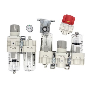 Unité de traitement d'air pneumatique combinée AFC2000 avec filtre à air, régulateur et lubrificateur à huile, pièces de régulateur AC EPSMC - Product Image 3