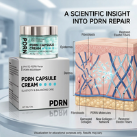 Krim Wajah PDRN Capsule 100.000ppm Terbaru, Krim Pelembap Perbaikan Kulit Korea, Label Pribadi, Krim Kapsul DNA Salmon PDRN