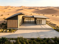 116 ㎡   Villa modulaire multifonctionnelle, adaptée pour bureau/reception/salle de jeux