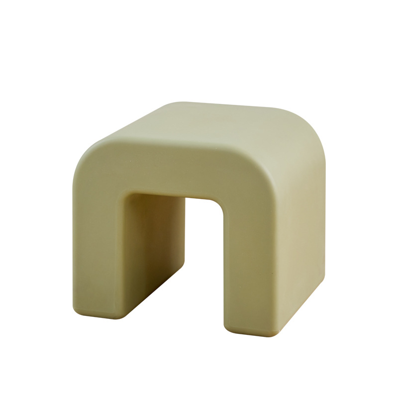 Nordic Style Creative Thickened Plastic Low Stool for Home for Small Apartment Door Shoe Changing Living Room Side Available Net
