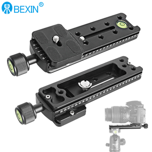 BEXIN Phát Hành Nhanh Tấm Kẹp Bộ Chuyển Đổi Hợp Kim Nhôm Phụ Kiện Chụp Ảnh Với Mức Bong Bóng Cho Máy Ảnh <span class=keywords><strong>DSLR</strong></span> Chân Máy - Product Image 1