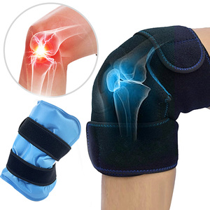 Bingfan Knee Ice Cold Pack Wrap China Custom Gel Pack Ice Wearable Ice Packs for Knee Replacement Wrap Post Surgery