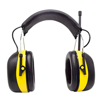 Casque sans fil Bluetooth Ambledom avec radio FM, protection auditive, réduction du bruit, bandeau de sécurité, protège-oreilles électroniques