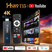 Precio Económico HS89 T15 RK3539 WiFi 6 de Doble Banda 1.5GB 16GB Smart 4K Android 14 TV Box con Control por Voz