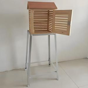Wooden Meteorological Station IP65 Weatherproof Outdoor <b>Temperature</b> Data <b>Logger</b> for Environmental Monitoring - Product Image 1