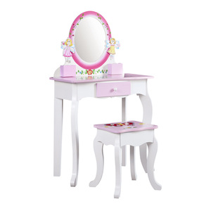 Mobili Moderni <span class=keywords><strong>per</strong></span> Camera da Letto, Tavolo da Trucco con <span class=keywords><strong>Specchio</strong></span> in Legno Ecologico e Durevole <span class=keywords><strong>per</strong></span> Bambini - Product Image 6
