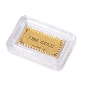 Artesanía de Metal de Oro Fino de 1 Gramo Conmemorativa al por Mayor de Fábrica para Regalo de Recuerdo - Product Image 1