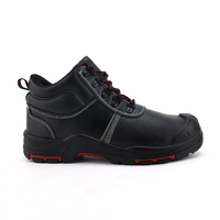 Chaussures de sécurité S3 à embout en acier, tige en cuir croûte, semelle extérieure en caoutchouc PU, anti-écrasement, anti-perforation, industrielles, été-printemps