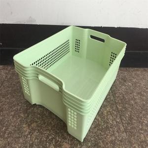 Plastic <b>Storage</b> <b>Basket</b> Rectangle Stackable For Neatening And <b>Storage</b> - Product Image 2