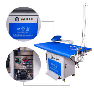 Профессиональное оборудование для прачечных: вакуумный гладильный стол с парогенератором и отпаривателем для коммерческого использования - Product Image 1