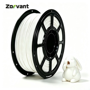 Filamento PLA Blanco Ecológico Zorvant de 1.75mm - Cumple con REACH y RoHS, Extrusión Suave, Temperatura de Impresión de 190°C, para Uso Doméstico y Escolar - Product Image 1
