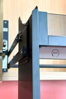 Étagère coulissante en verre trempé pour armoire murale supérieure de cuisine, panier de rangement relevable