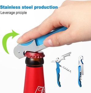 Tire-bouchon multifonction personnalisé avec logo, ouvre-bouteille de vin en acier inoxydable, couteau hippocampe, ouvre-bouteille de bière professionnel pour la cuisine, vente en gros - Product Image 5