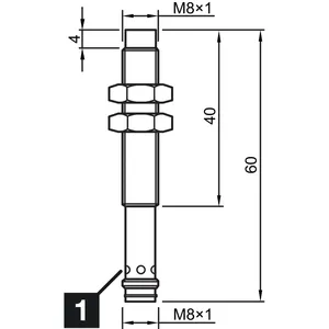 Sensor de proximidad de 60/60T-N02PO-T3, sensor de proximidad - Product Image 2