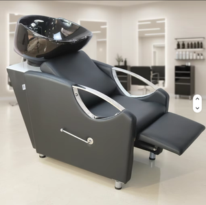 Salon Basinhair Stations de lavage de cheveux avec fauteuil pour salon de coiffure et barbier - Product Image 2