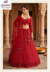 Lehenga Choli en soie pour femme Ajmera, tenue traditionnelle pour mariage et fêtes, longueur au sol, tenue ethnique de créateur pour femmes - Product Image 3