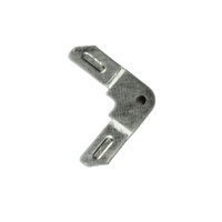 Connecteur de coude pour conduit de climatisation en métal, grille de climatisation en métal, assemblage pour la fixation de tuyaux en métal, composants de tuyaux de climatisation