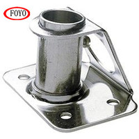 Raccord de support de bateau à 90 degrés, raccords sur rail à souder de qualité marine, douille en mousseline de soie, prix d'usine