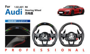 Kit de Volante Deportivo de Cuero Completo con LED para Audi R8 2016 - Product Image 4