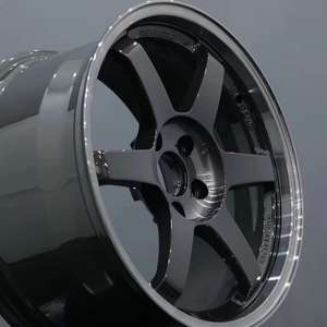 Nuevas Llantas de Aleación de Aluminio Forjado TE37 Ligeras para Carreras, de 17-22 Pulgadas, PCD Personalizado de 40 mm/30 mm para Autos Audi/Tesla - Product Image 3